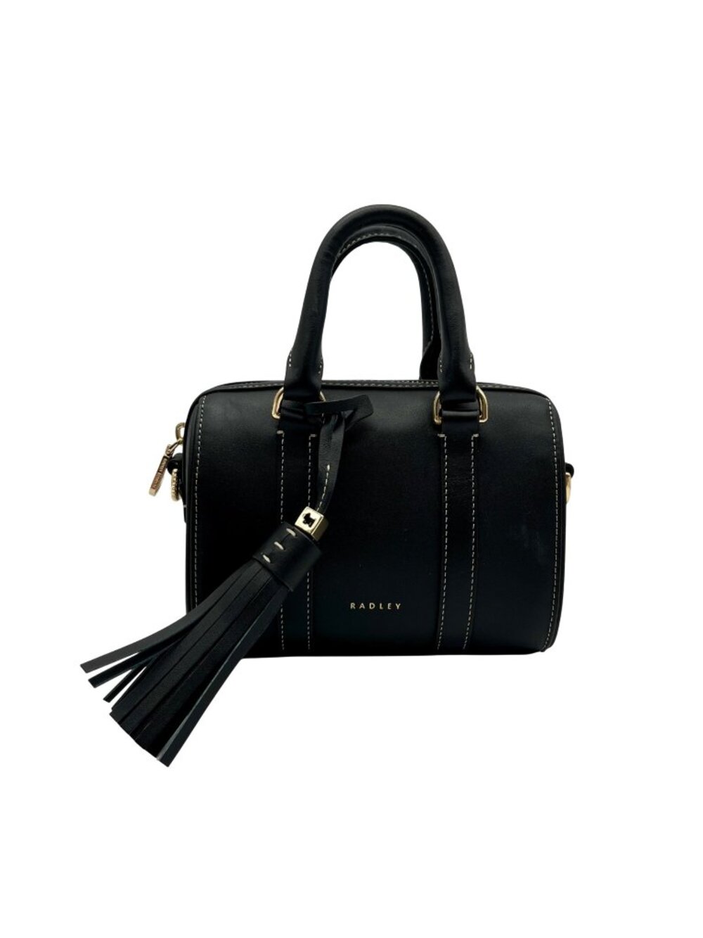 Radley London Black Leather Mini Satchel Bag